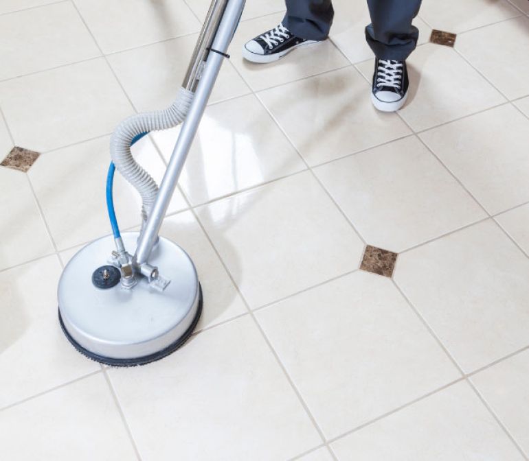 Tile and grout cleaning process